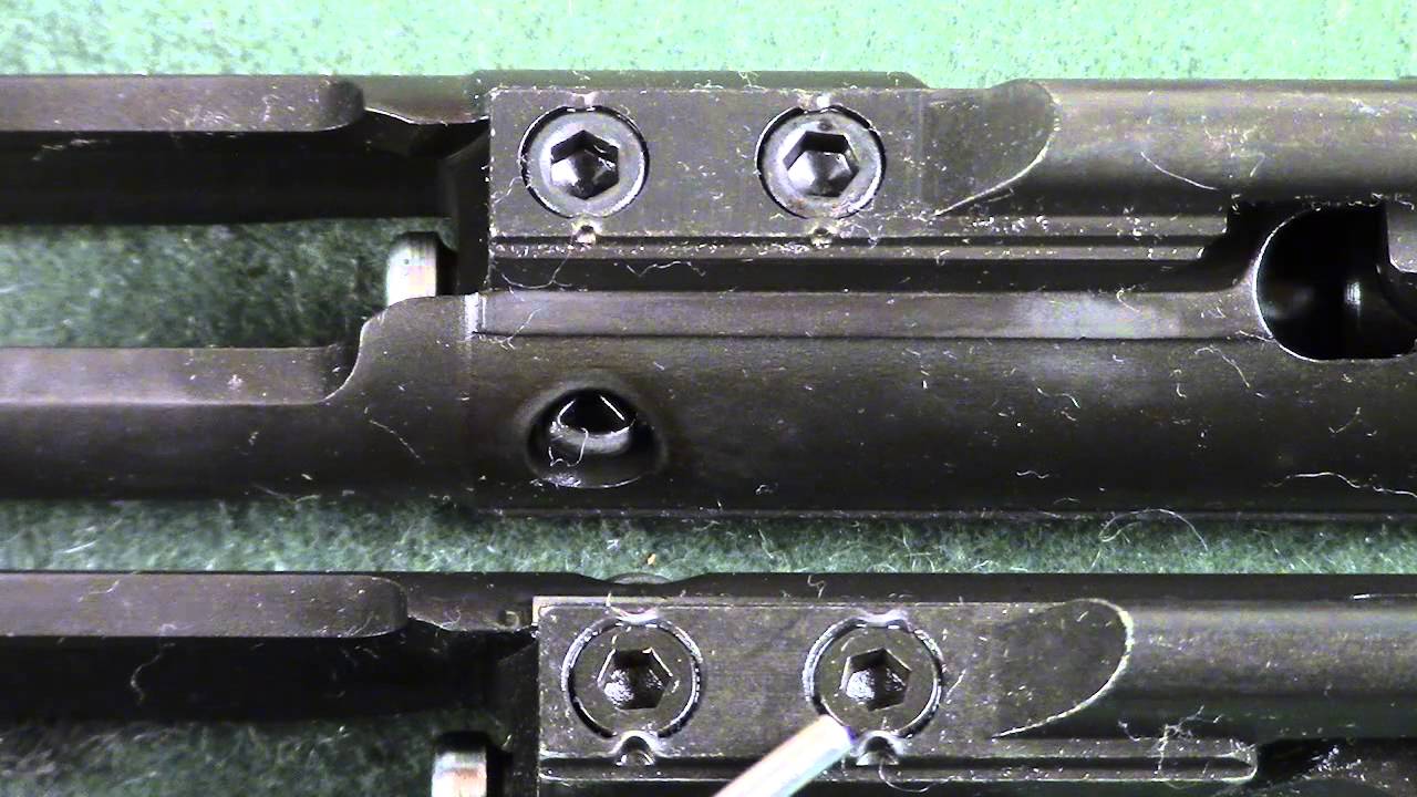 AR-15 Bolt carrier key improperly staked