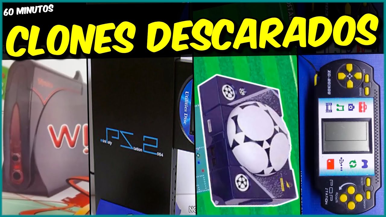 Parte 2 - 1 Hora  só de CLONES de CONSOLES (Famosos Famiclones)