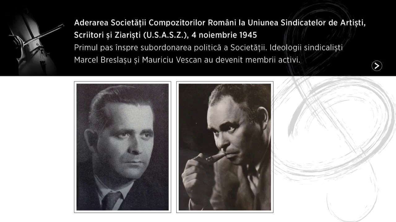 Documentar video &bdquo;Mari compozitori rom&acirc;ni &ndash; Enescu, Silvestri, Lipatti (1920-1958)&rdquo;