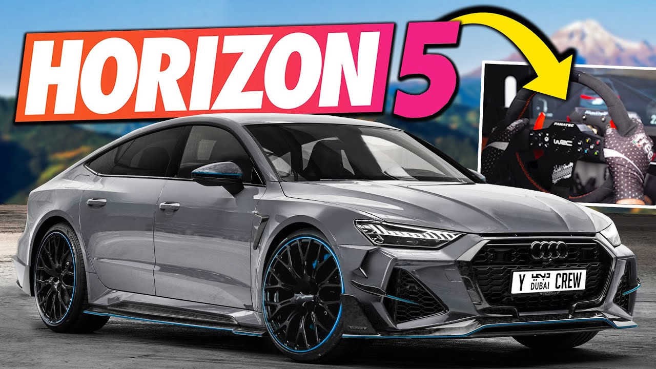 AUDI RS7 2021 😍 NAJLEPSZE DZWIĘK AUTA W FORZA HORIZON 5 🥰 SAM POSŁUCHAJ! 🔊