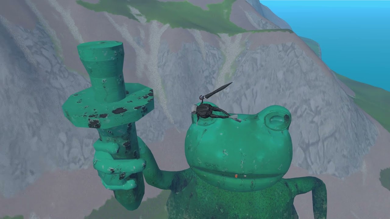 Amazing Frog? finding costumes and a giant frog statue?!