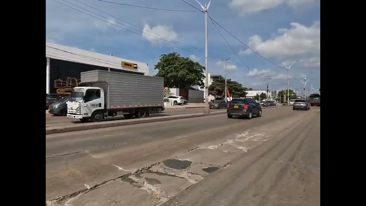 la v&iacute;a 40 de barranquilla parte 1