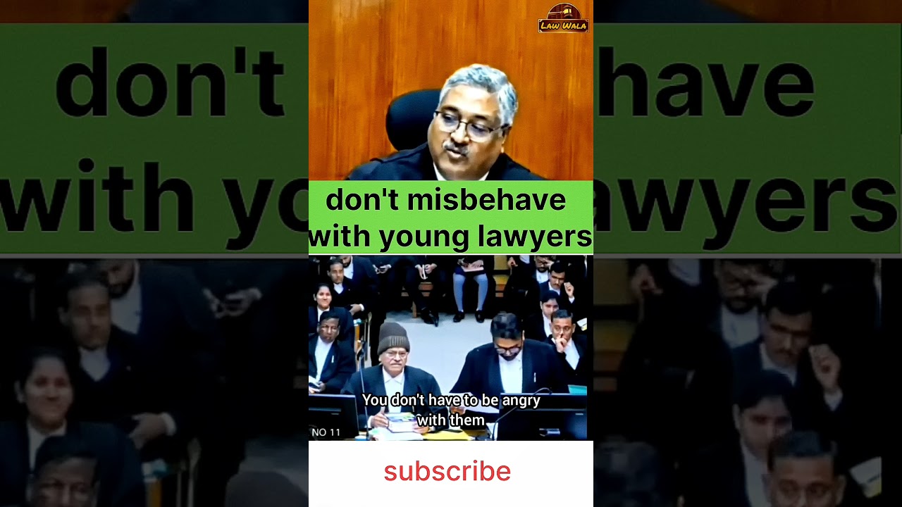 Judge don't misbehave with young lawyers #shorts #advocate #law