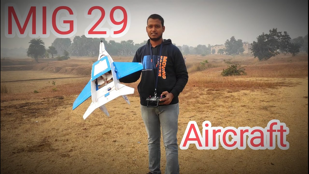 How to make a RC MIG-29 aircraft at home // step by step