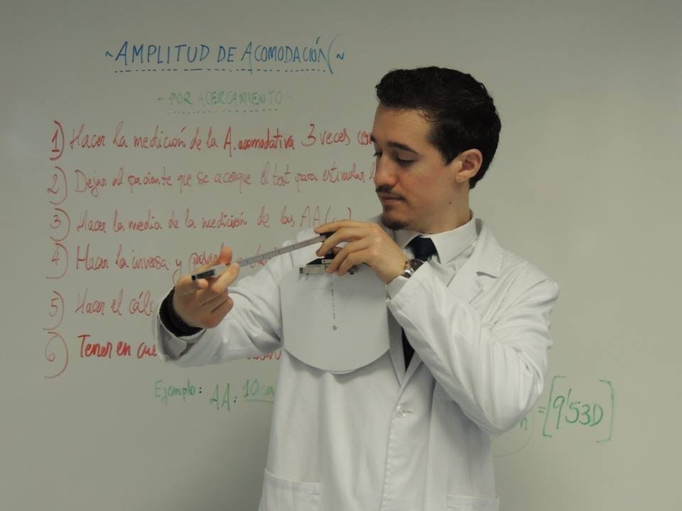 Hacer la Amplitud de Acomodación(AA) - Pruebas Previas.