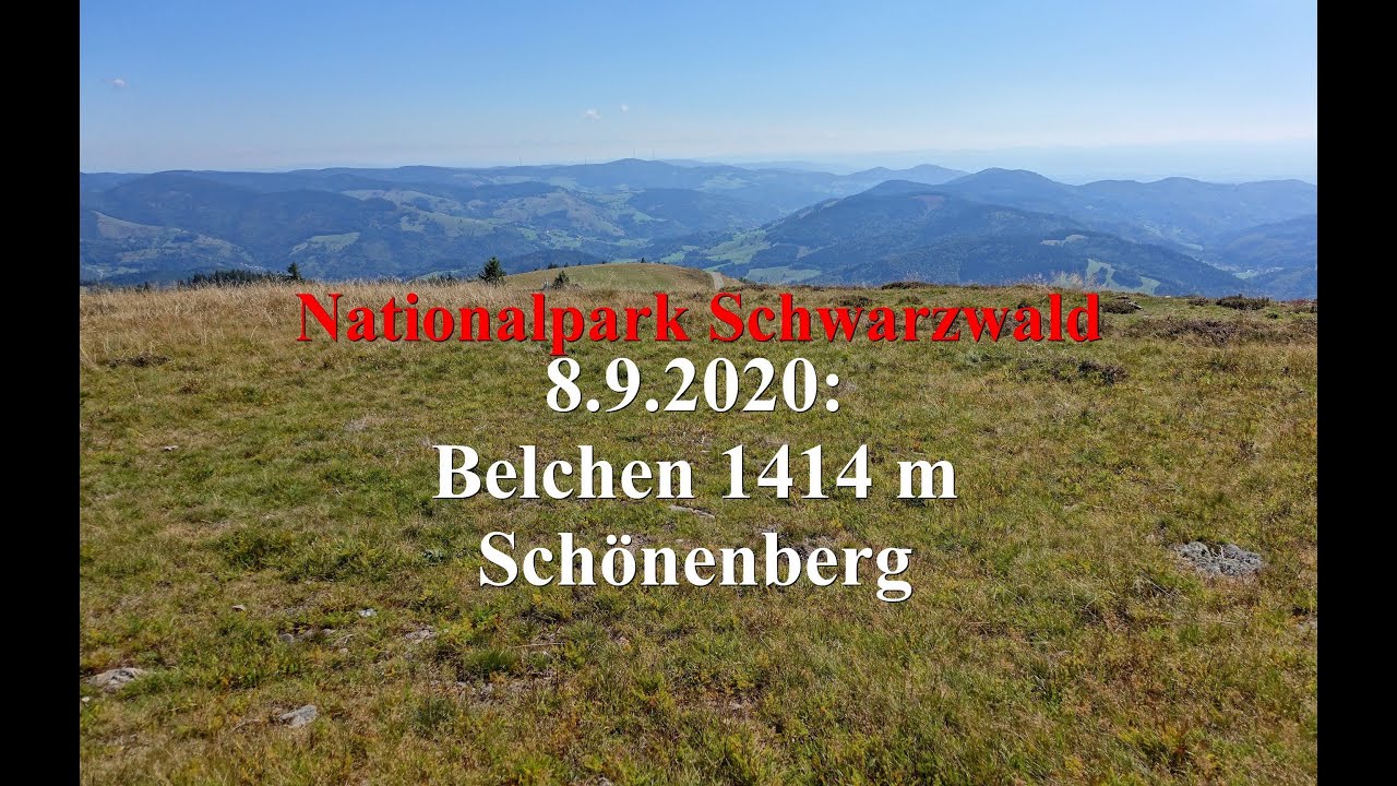 8.9.2020: Belchen 1414 m, Schönenberg