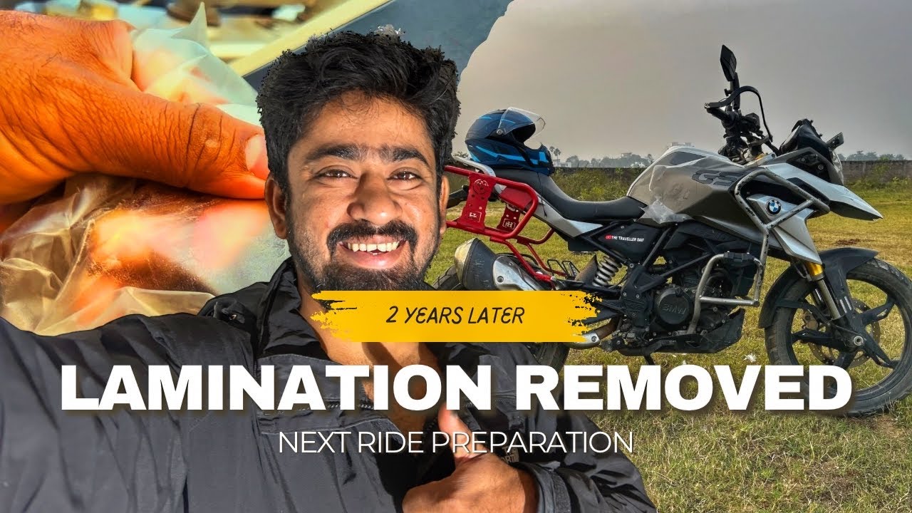 BIKE HO RAHI LONG RIDE KE LIYE READY | How to Remove Old Bike Lamination Like a Pro 