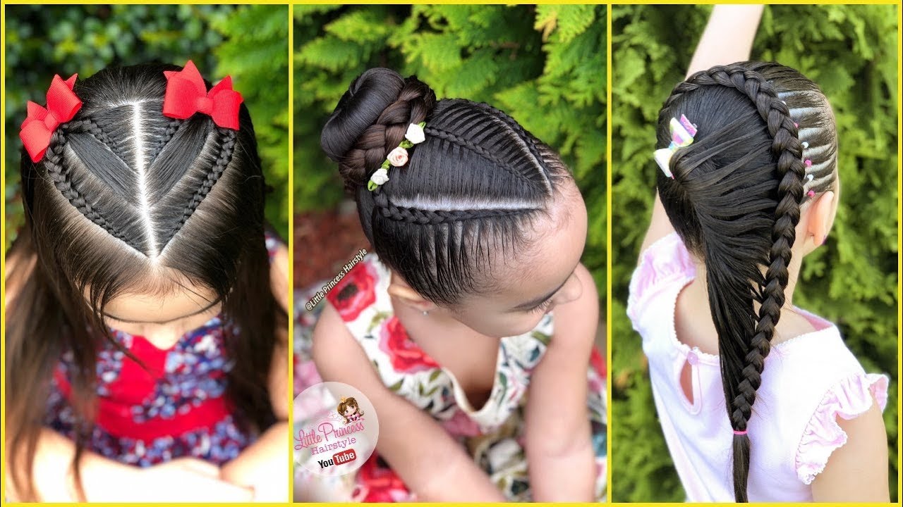 3 PEINADOS PARA NIÑAS FÁCILES Y BONITOS CON TRENZAS|HAIRSTYLE FOR GIRLS