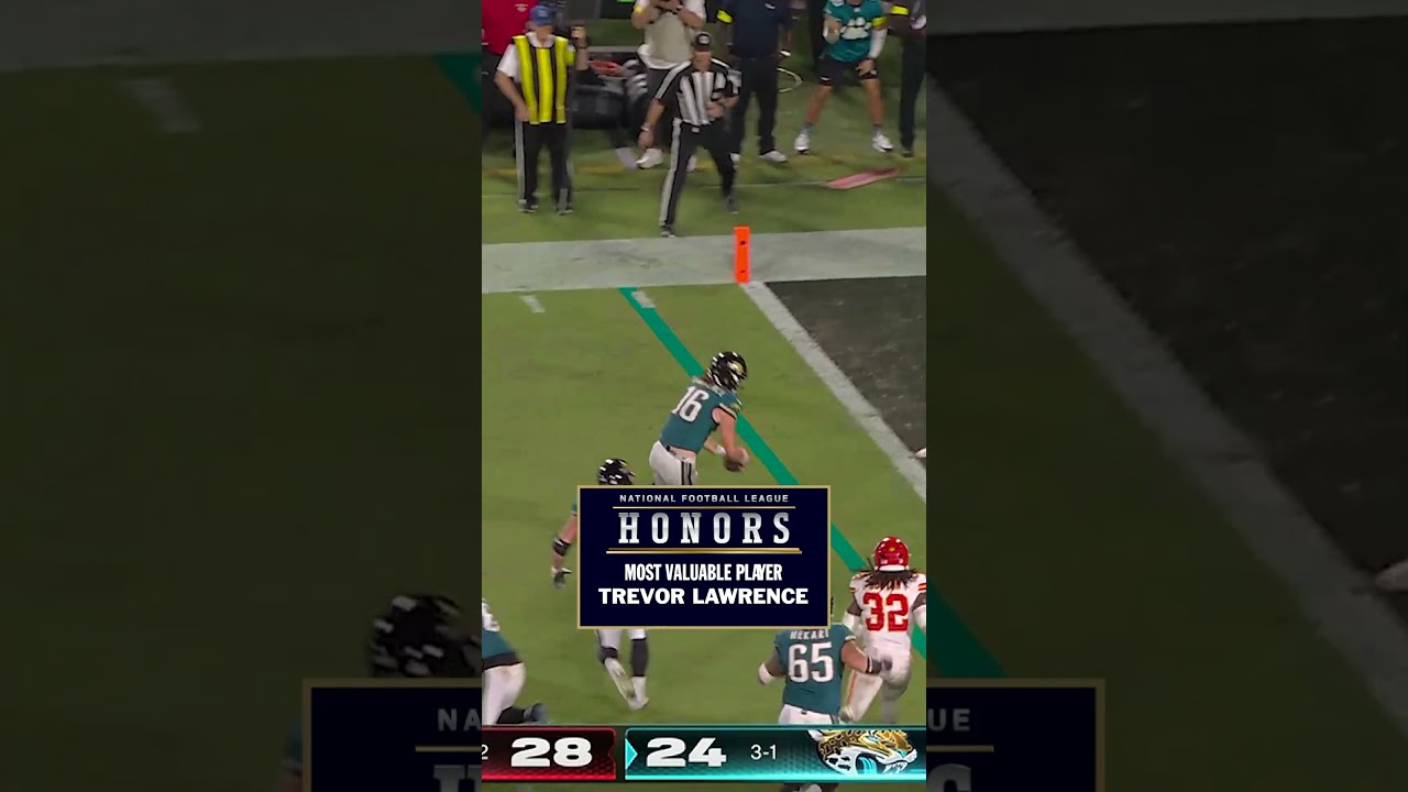 NFL HONORS MVP FINALISTS: Trevor Lawrence 🤯