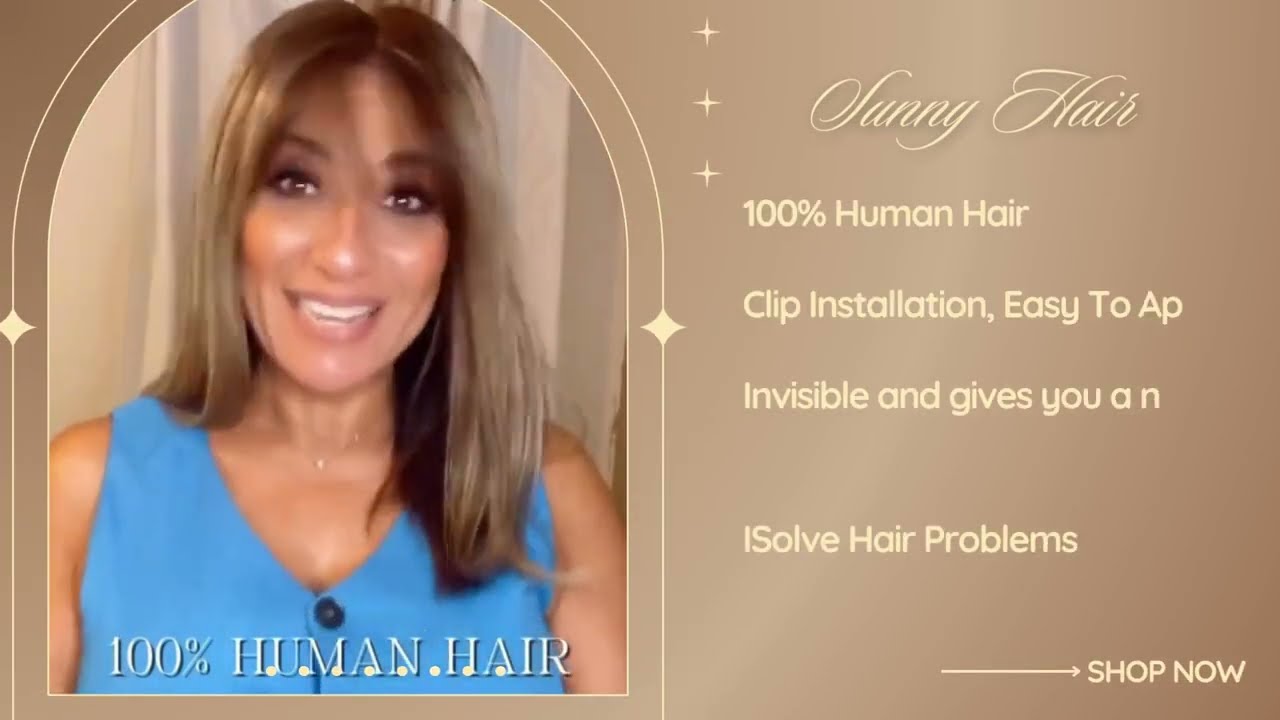 Sunny Hair hair topper review! Buy now to enjoy the biggest sale! #sunnyhair #hairtopper