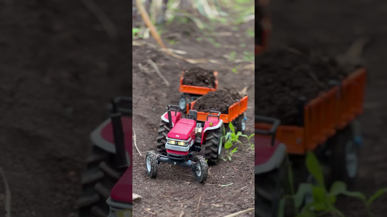 RC Tractor Full Loading Trolley🔥🔥 Mahindra Ultra 555 | The UK Unboxer