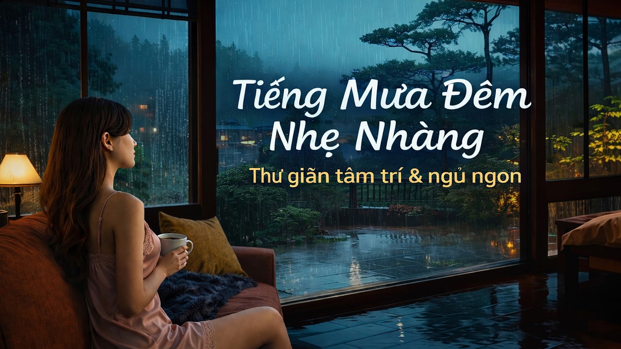 Tiếng Mưa Đêm Nhẹ Nhàng - Thư Giãn Tâm Trí & Ngủ Ngon