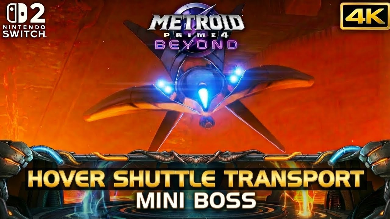 How to Defeat HOVER SHUTTLE TRANSPORT Boss Fight | Metroid Prime 4: Beyond | Boss Battle Guides [4K]