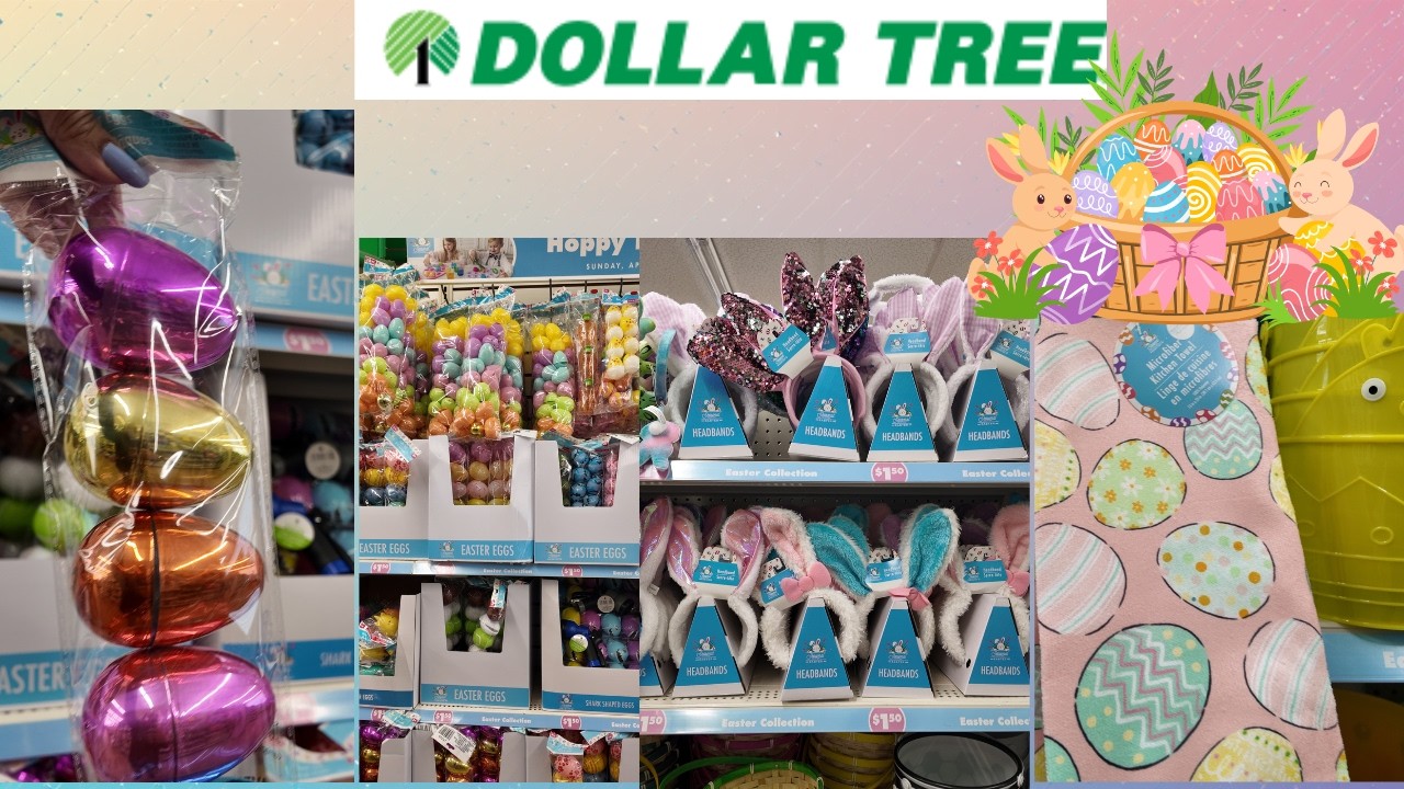 Пойдем со мной за покупками: Пасха и весна в Dollar Tree