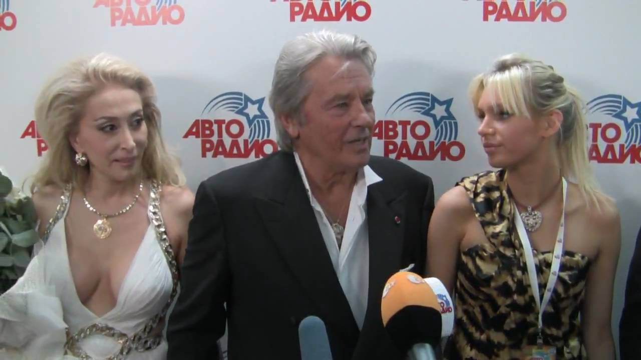 Alain Delon and Stella Jannie at the 8th festival 
