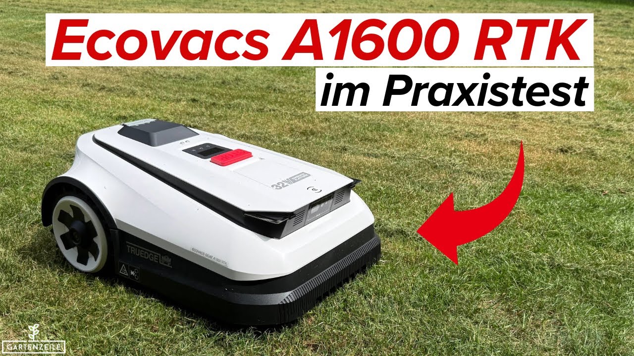 ECOVACS GOAT A1600 RTK – Kabelloser Mähroboter mit Power und Präzision im Test!
