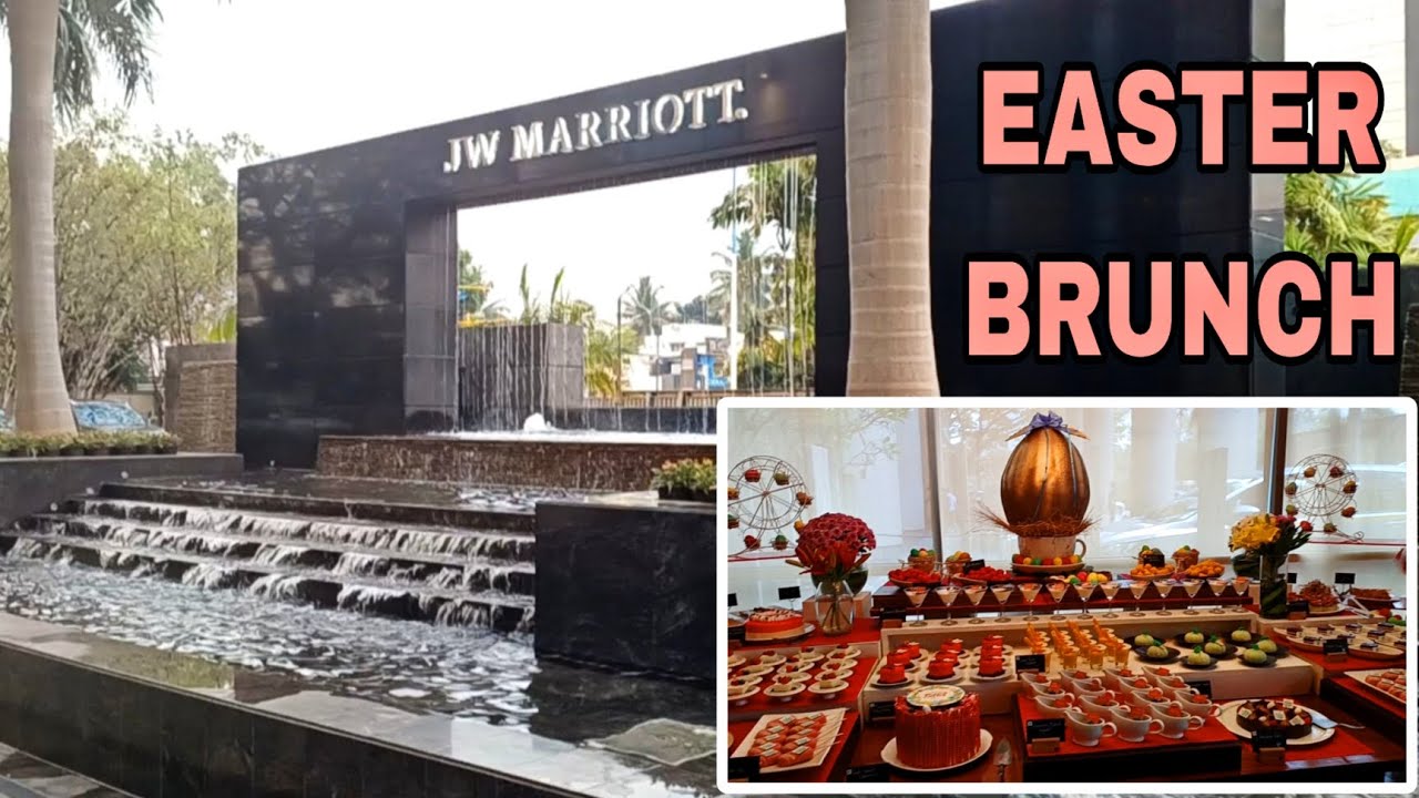 EASTER SUNDAY BRUNCH BUFFET AT SPICE KITCHEN IN JW MARRIOTT HOTEL, PUNE | EASTER 🐰🐣VLOG
