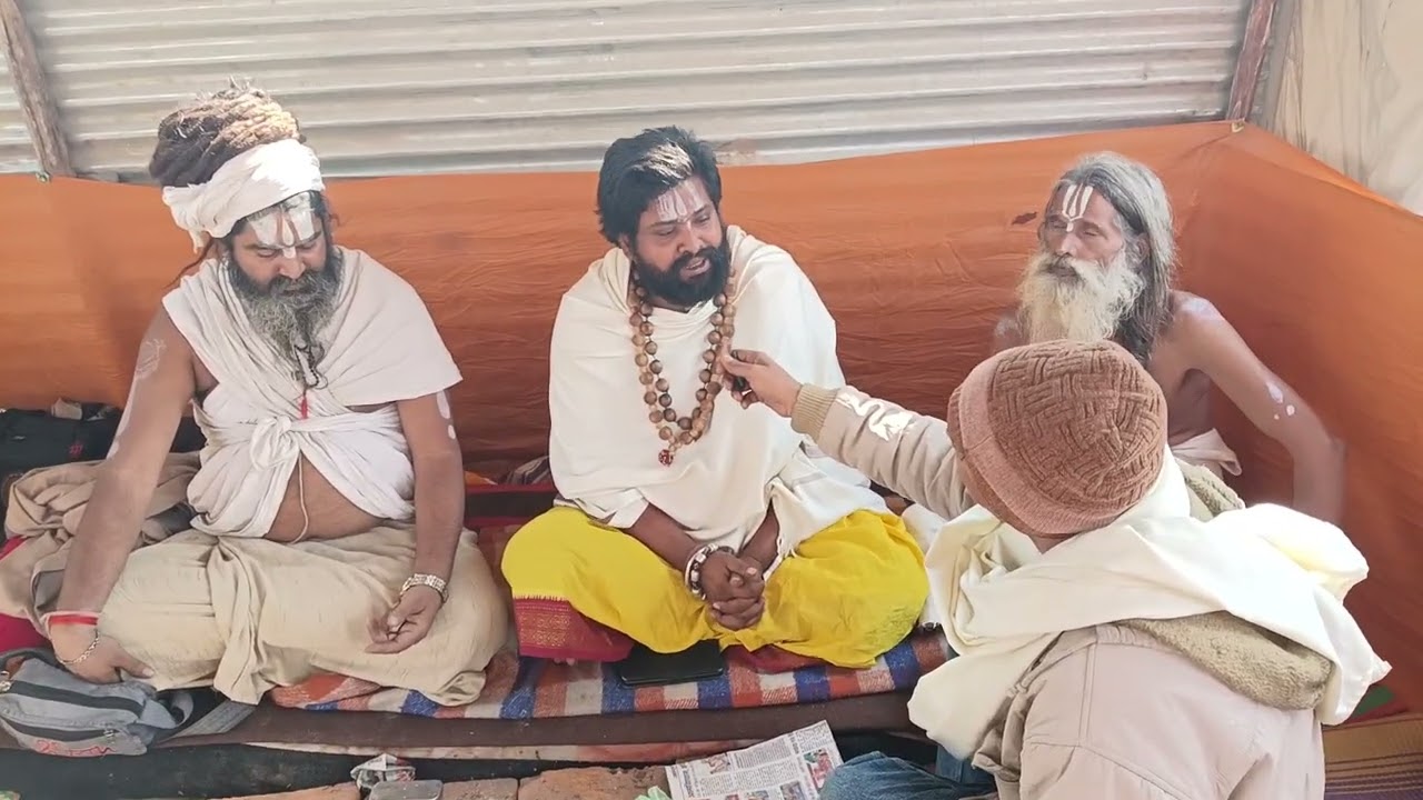 Mahakumbh prayagraj mein Aaye hue sant
