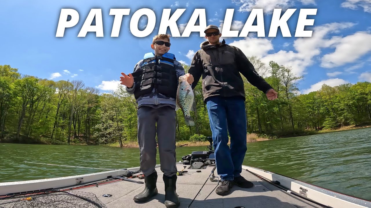Spring Crappie and Wiper (hybrid) Fishing at Patoka Lake