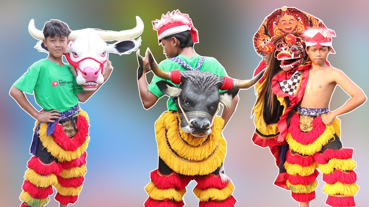 LIHAT TEMAN2 ADA BANYAK SEKALI BANTENGAN SAPI MBEROT DAN BARONGAN DEVIL MACANAN