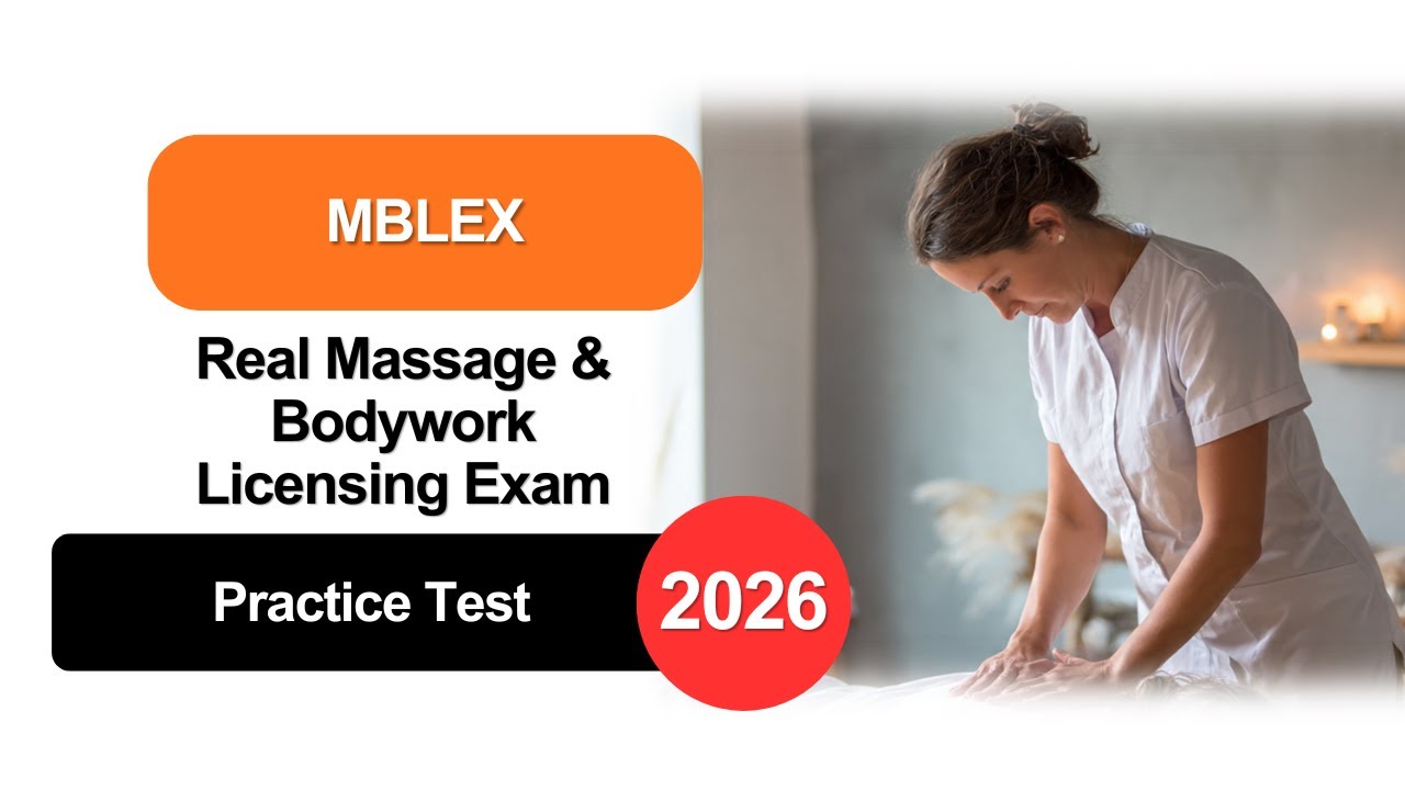 Пробный тест MBLEx 2026 (обновленный) &mdash; реальный экзамен на получение лицензии на массаж и работу...