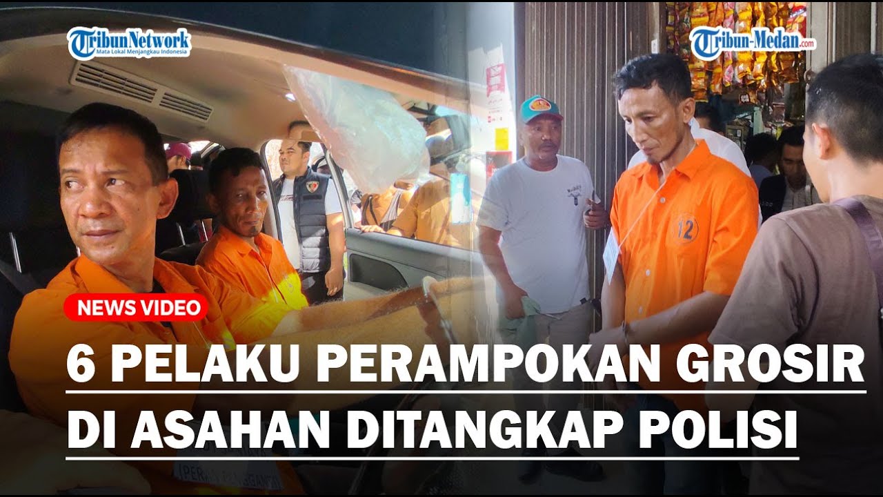 6 PELAKU PERAMPOKAN GROSIR di Asahan Sempat Ancam Tembak Korban, Ternyata Ini Senjata yang Dipakai❗