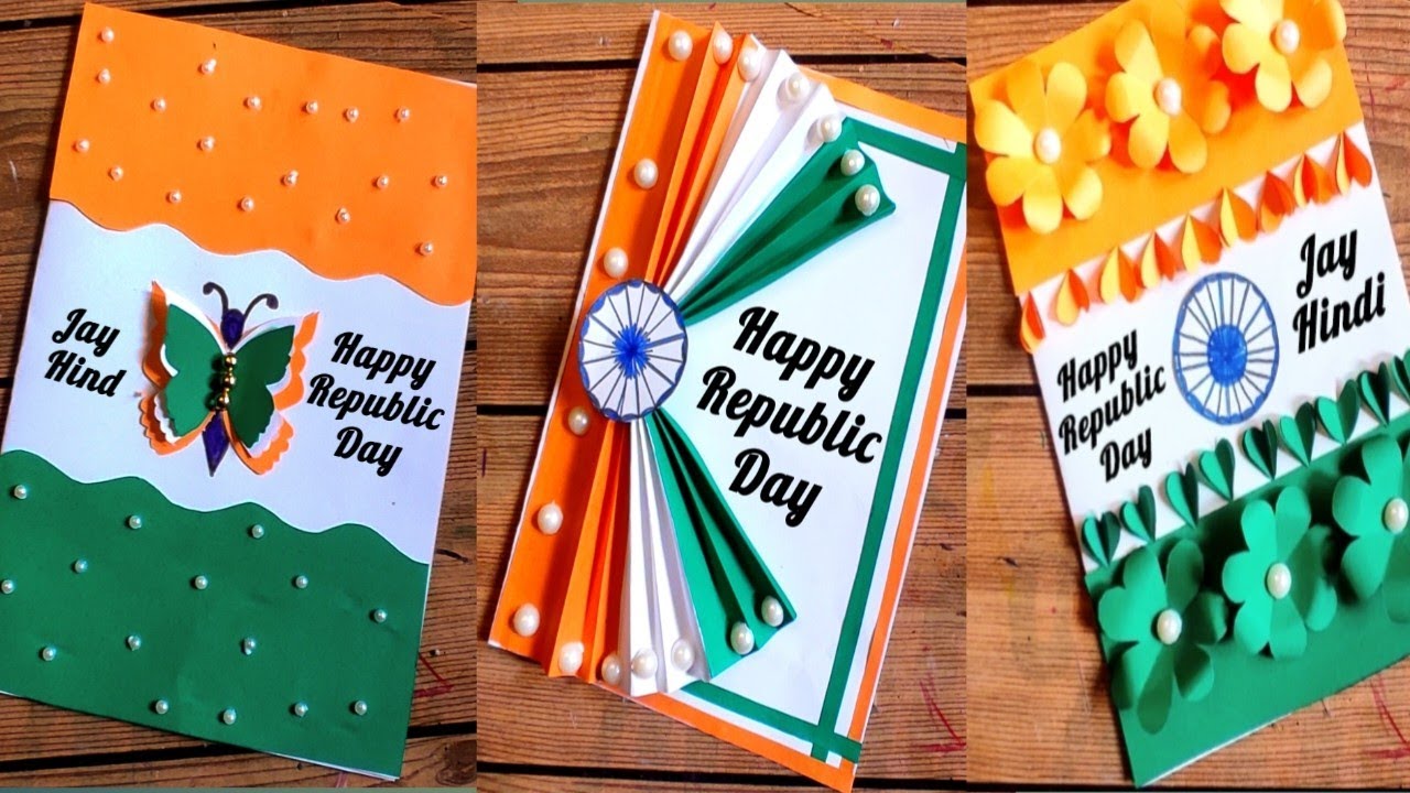 Republic Day Greeting Card Making//3D Republic Day Diy&craft//How To Make Republic Day Greeting Card