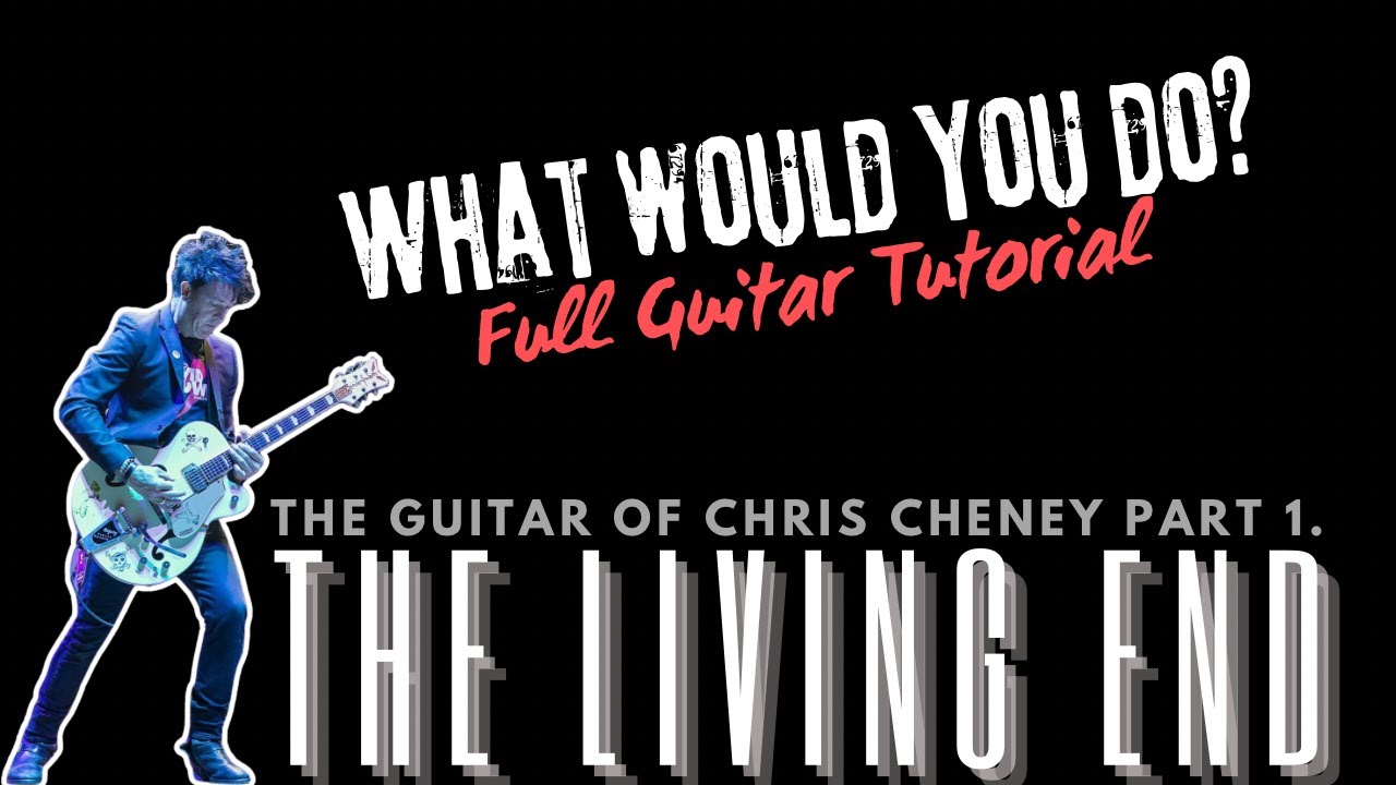 The Living End : What Would You Do? Chris Cheney Guitar Tutorial #guitarlesson #guitarsolo #gretsch