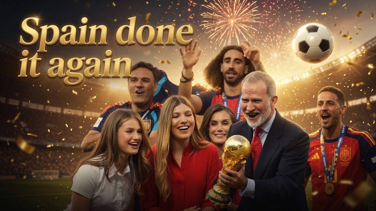 Spain Wins the World Cup! Royal Family's Emotional Celebration on the Pitch in New York