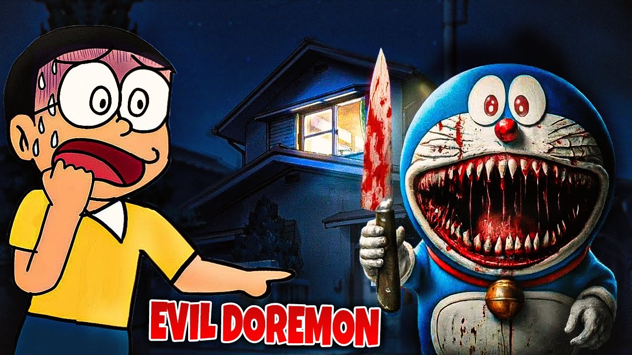 SURVIVE The EVIL DORAEMON Horror Game! 😨