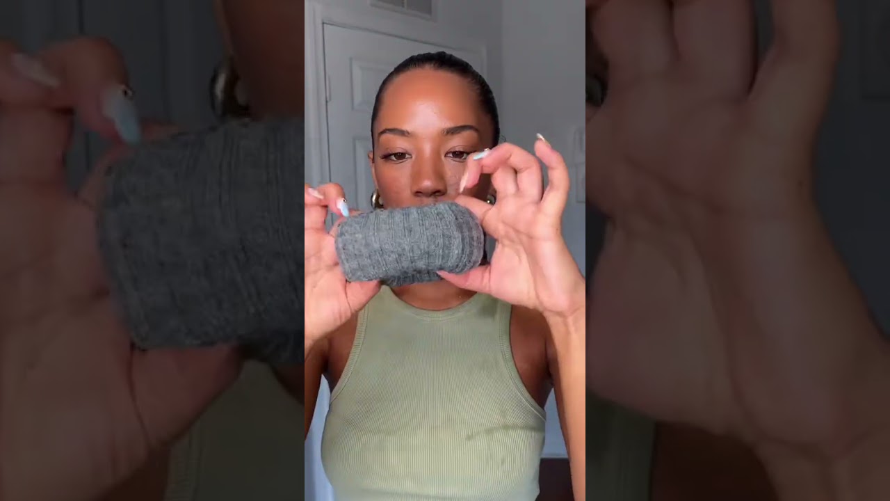 Easy Sock Bun Hairstyle Tutorial #sockbun #highbun