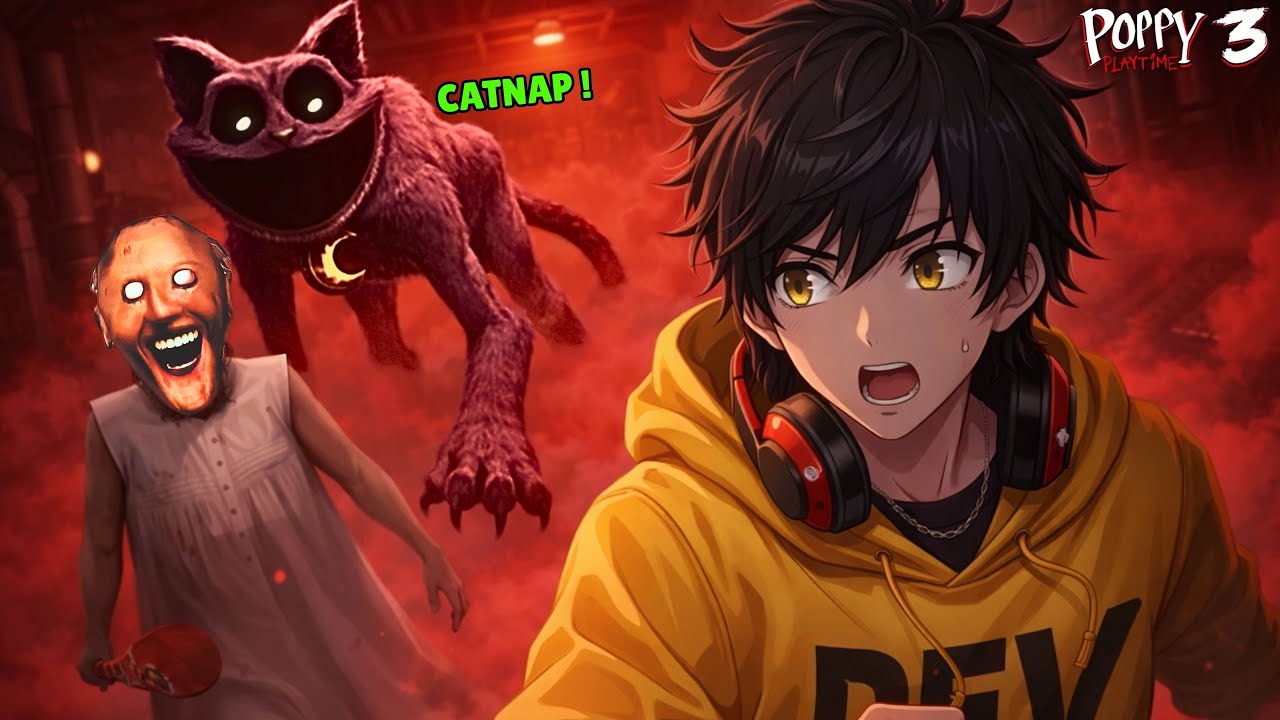 Anzu Senpai Plays POPPY PLAYTIME CHAPTER 3 | Escape From SCARY CATNAP