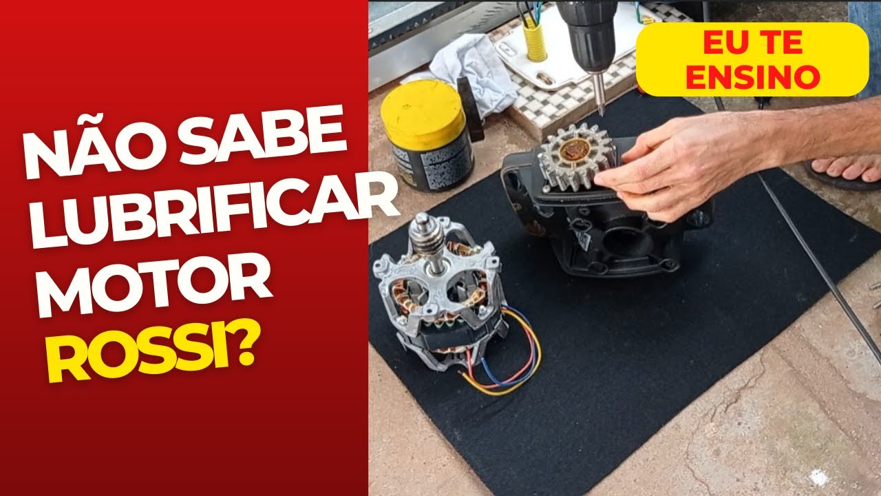 Lubrificação e manutenção de MOTOR ROSSI