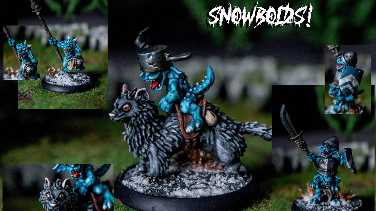Let's paint Kobolds/snowbolds ( warp miniatures 3d printed minis )