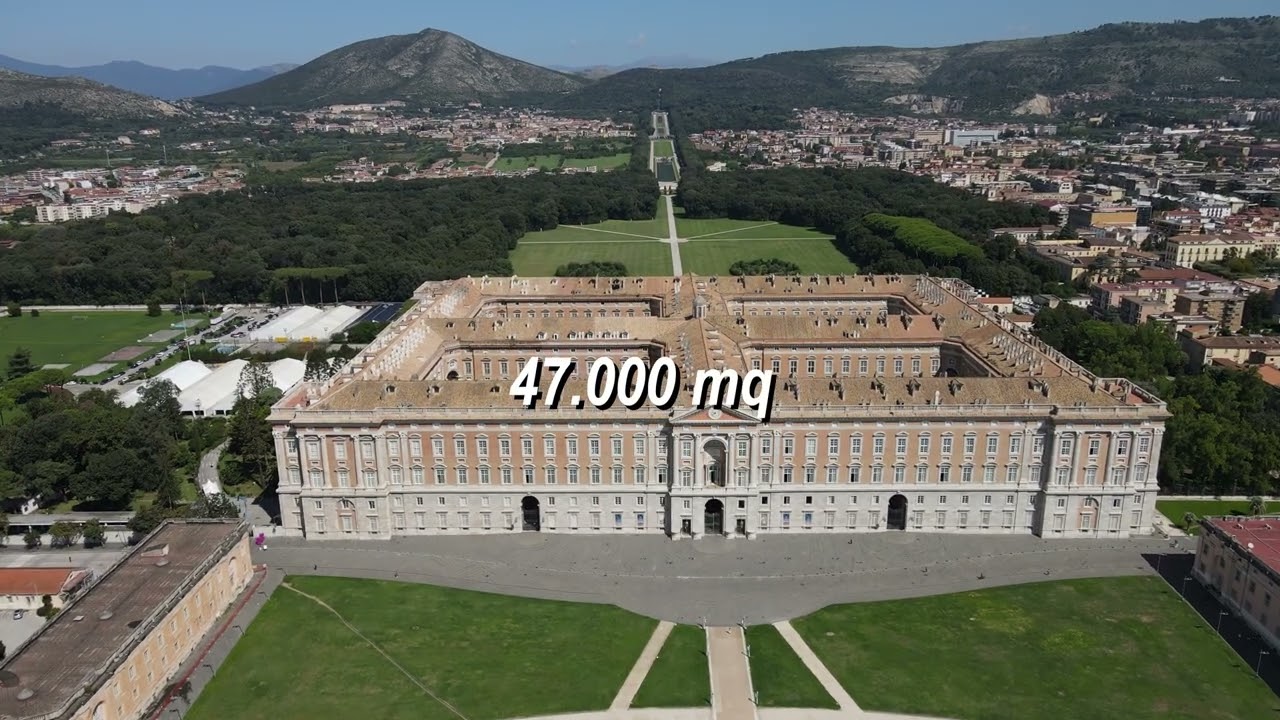 La Reggia di Caserta con immagini riprese dal drone e dalla 360 da vedere
