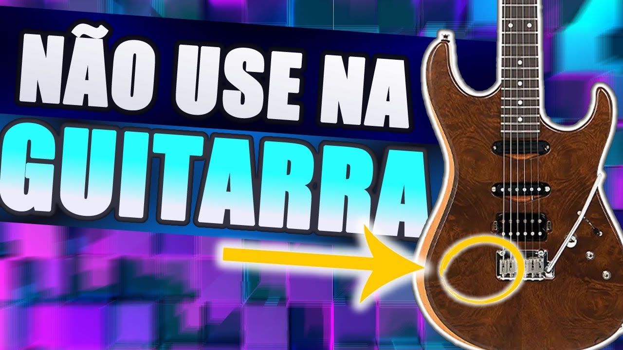 CHEGA DE ACORDES DE VIOLÃO NA GUITARRA