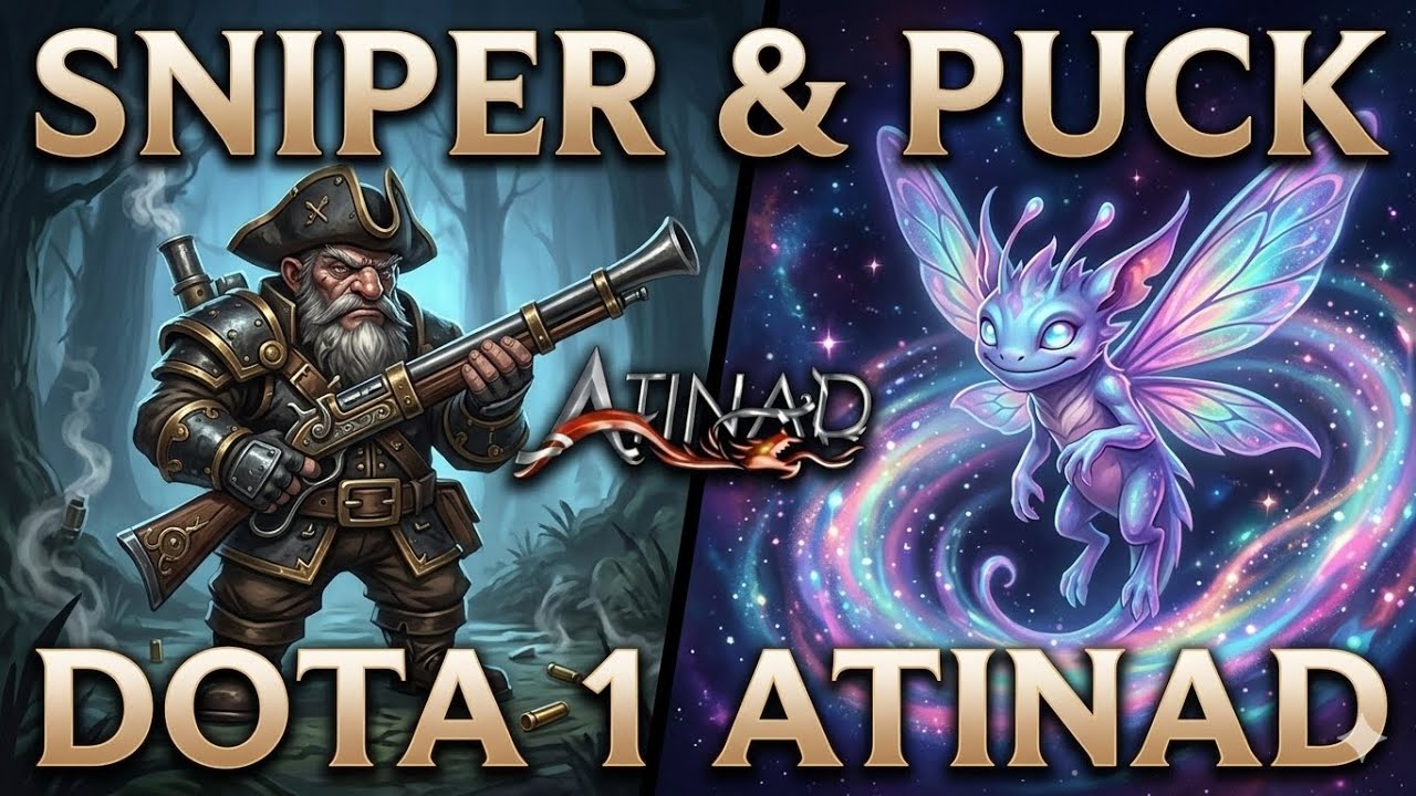 Mastering [Sniper&Puck] on Atinad: The Reason We Still Play Dota1 in 2026!⚔️#dota1 #atinad #warcraft
