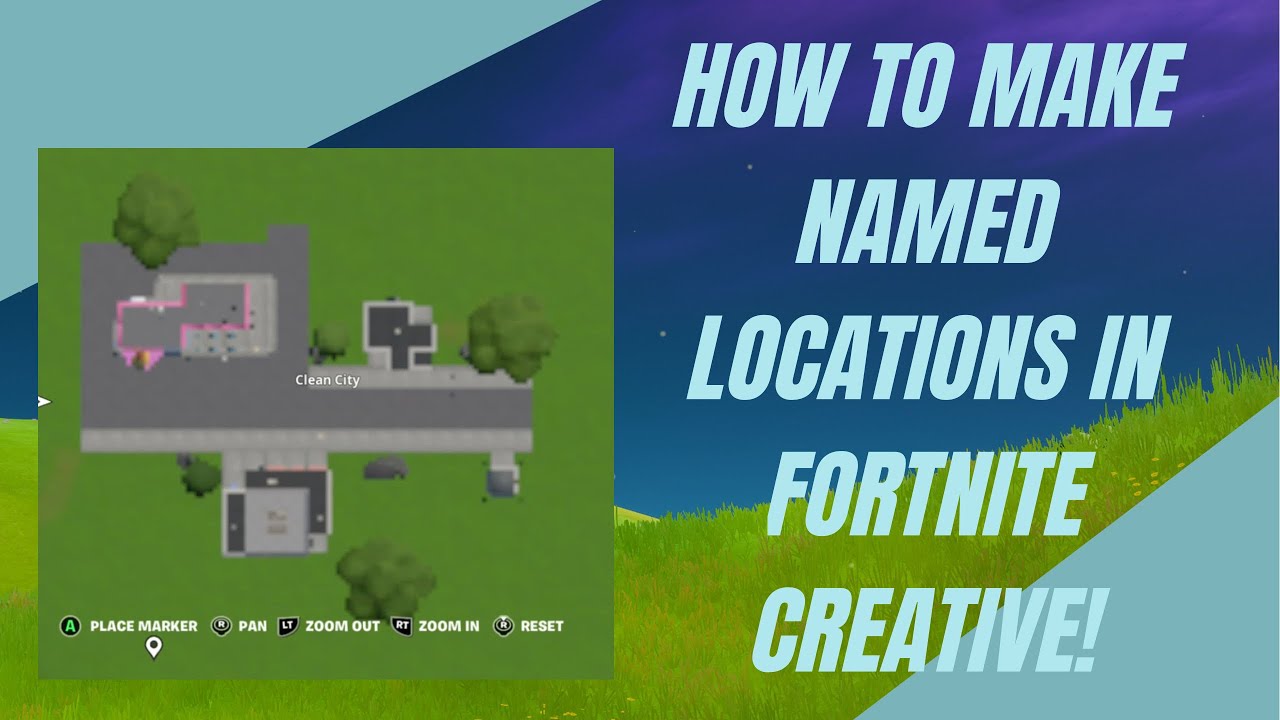 How to Make NAMED LOCATIONS for Mini BR Maps in FORTNITE CREATIVE! - Tomcat Lessons
