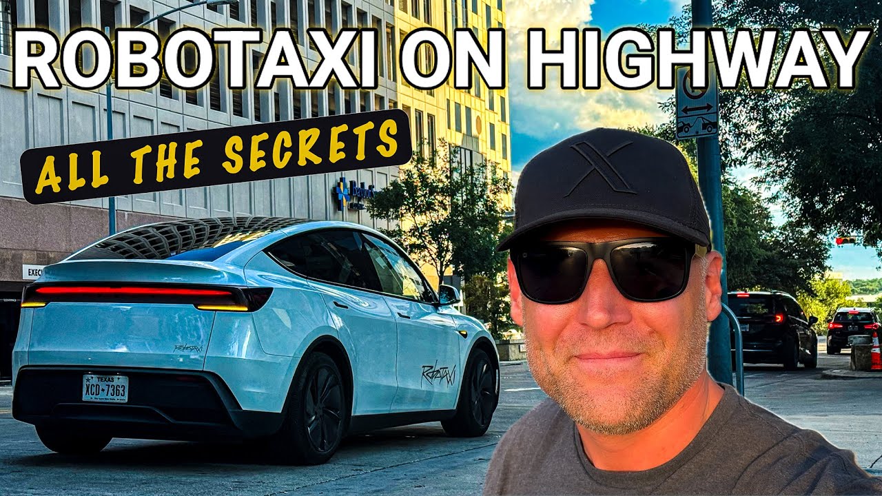 My Tesla Robotaxi Highway First Ride! Everything You Want To Know!