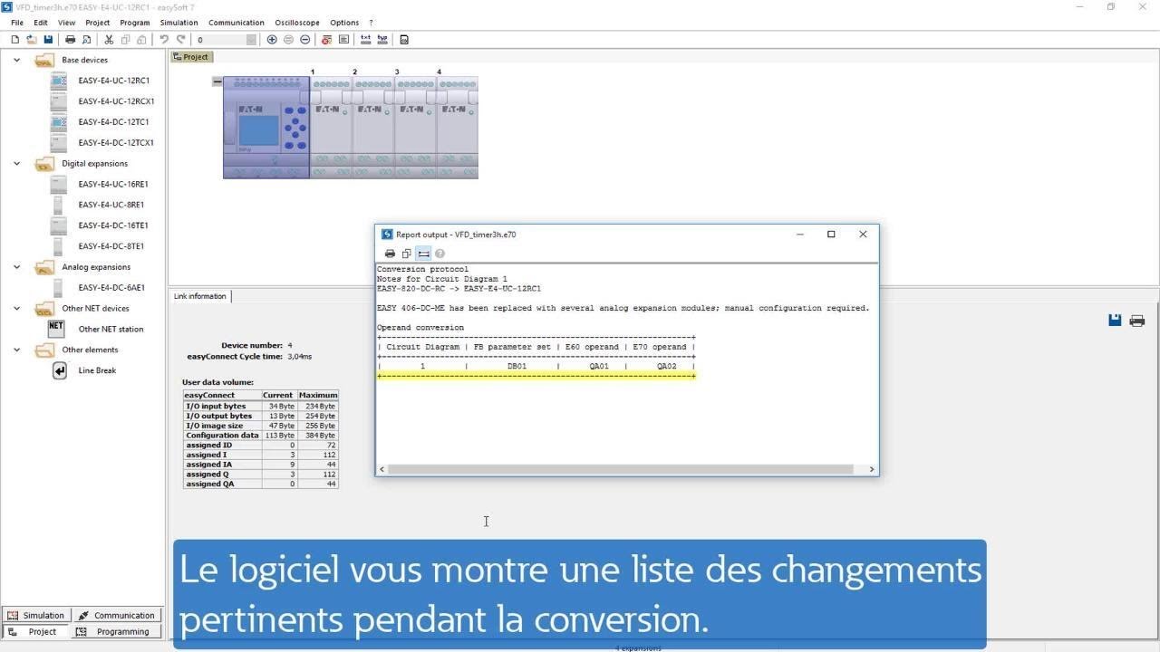 easySoft - Conversion de programme easySoft 6 en easySoft 7