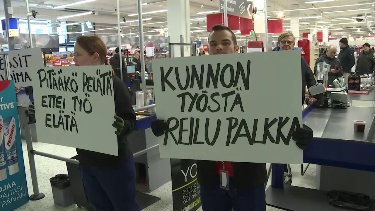 Mielenilmaus Valkeakosken Citymarketissa 22.2.2018