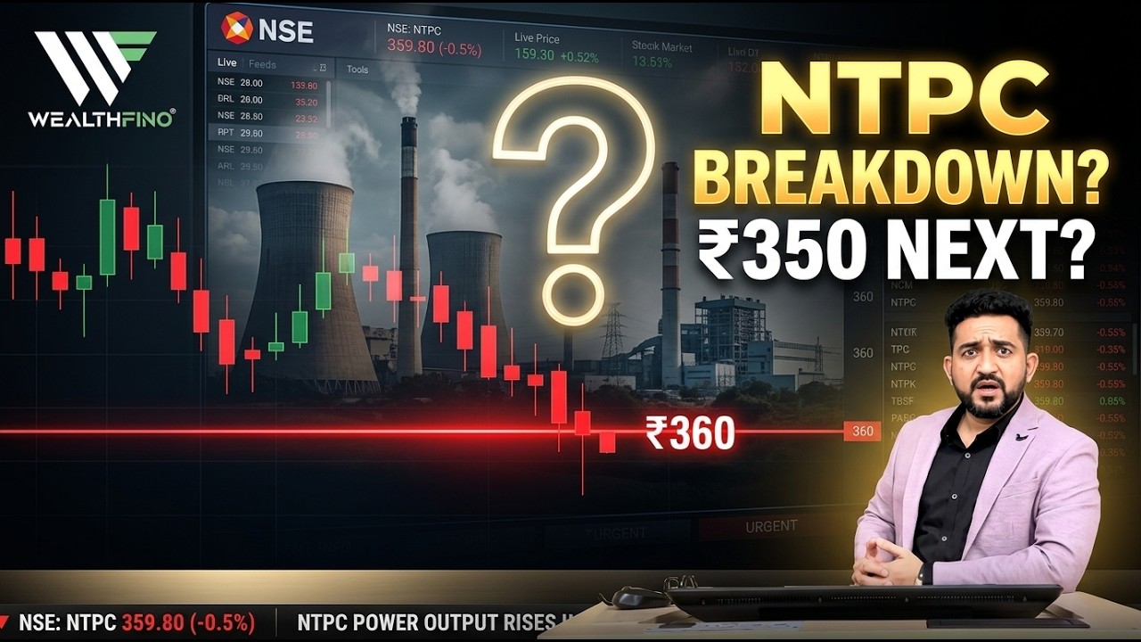 NTPC Share Breakdown Alert? 🚨 NTPC Stock Analysis Today | NTPC Stock Analysis Today