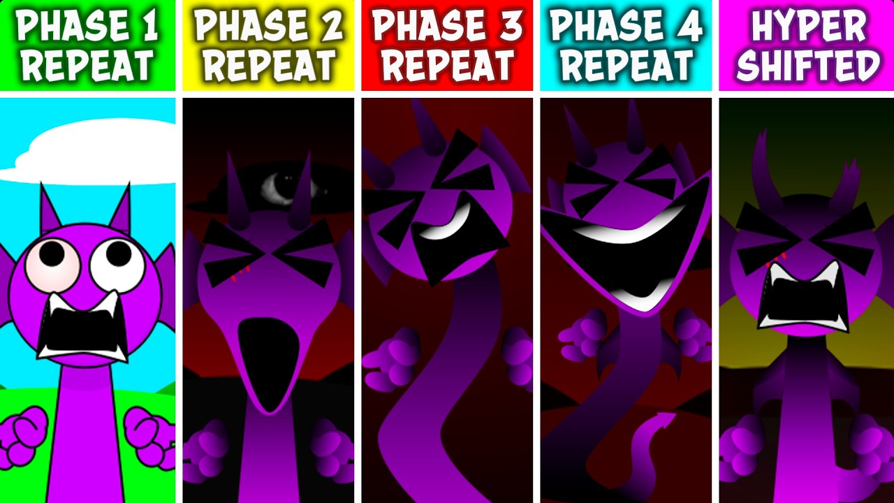 Sprunki PHASE 1, PHASE 2, PHASE 3, PHASE 4 But Everyone Is REPEAT After HYPER SHIFTED PHASE 3