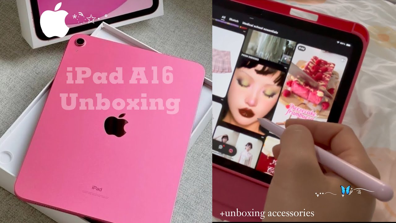 2025 IPad A16 (pink) unboxing.                                                