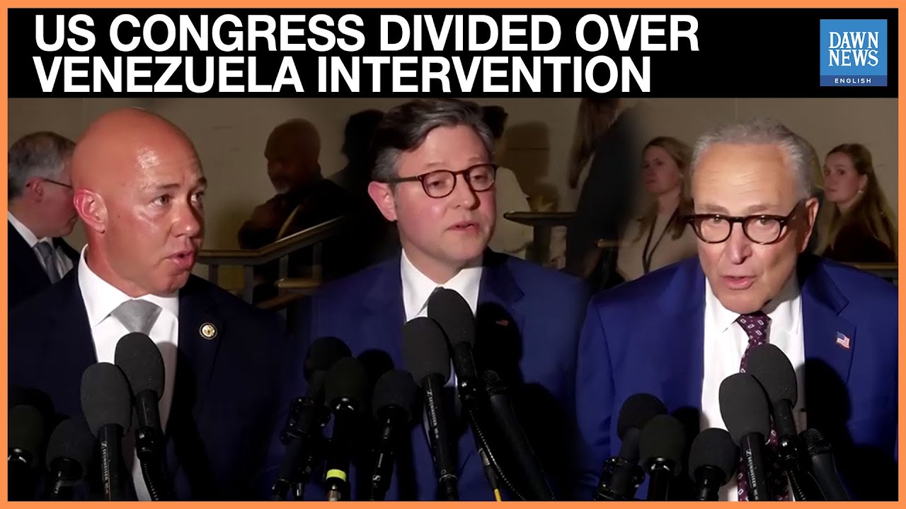 US Congress Divided Over Venezuela Intervention After Rubio Briefing | Dawn News English