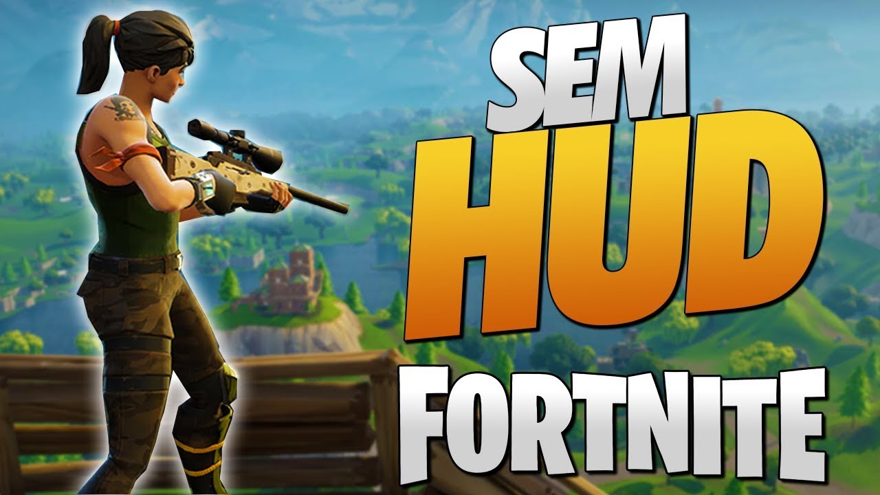 FIZ O DESAFIO IMPOSSÍVEL - SEM INTERFACE NO FORTNITE