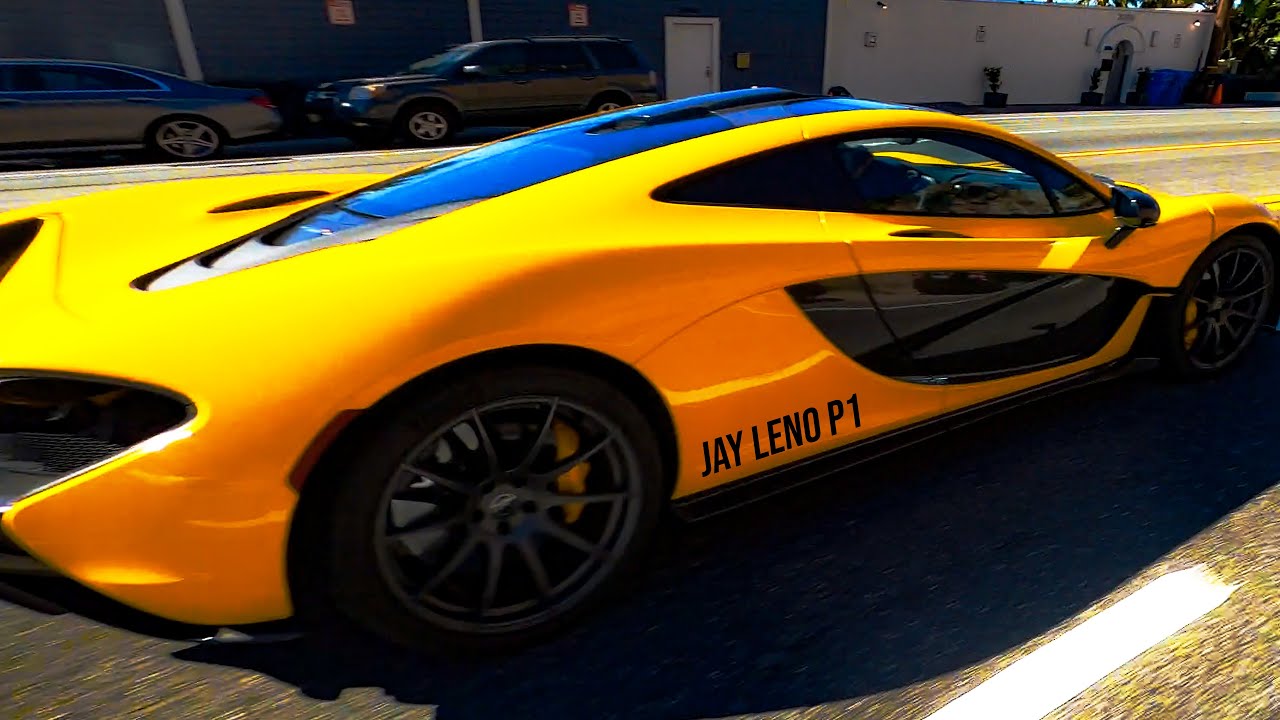 I Wheelie Past Jay Leno in his McLaren P1