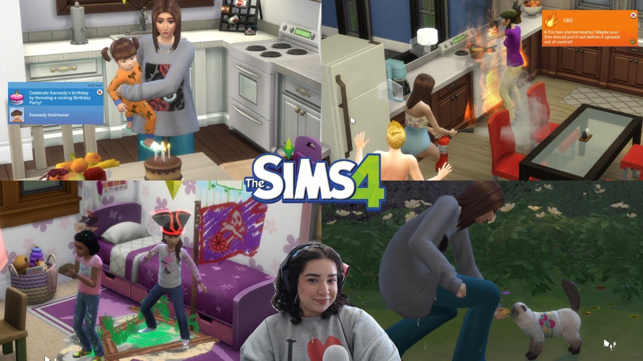 Birthdays, Playdates, and More Fires! | Sims 4 ep. 3