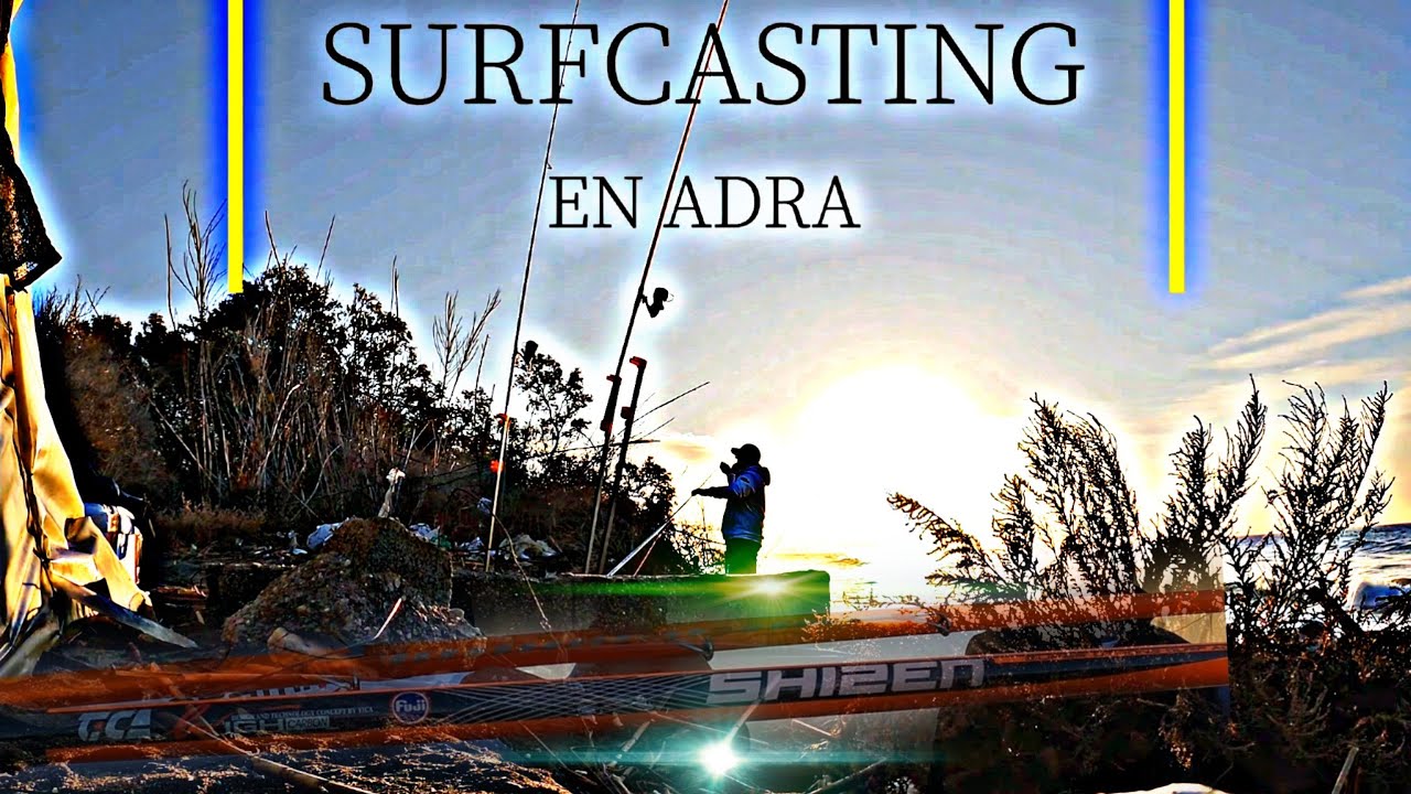 SURFCASTING EN ADRA CAMBIO DE MAREA, PESCA SURFCASTING GRANADA
