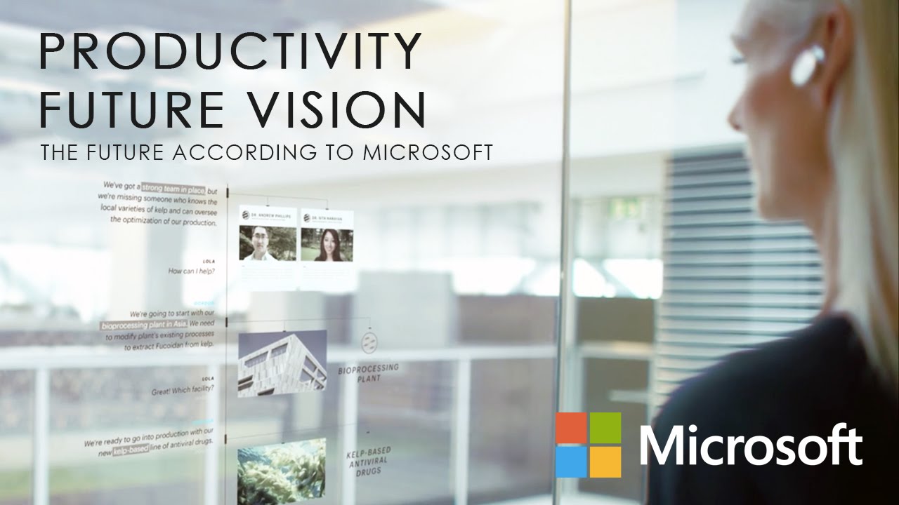 The Future According To Microsoft - Productivity Future Vision (2020)